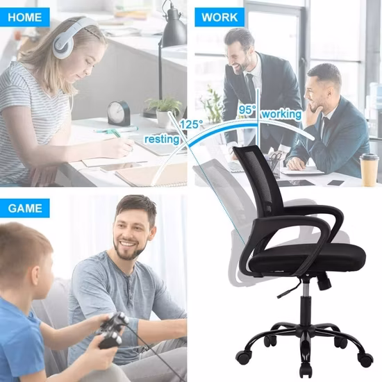 Chinese Modern Swivel Comfortable Sihoo M57 High Back Ergonomic Black Computer PU Adjustable Armrest Executive Mesh Office Chair