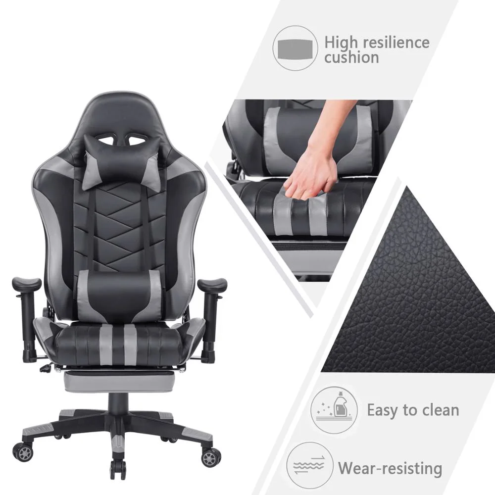 Esport Recliner PU Leather Racing Swivel Office Gaming Chair Racing Chair