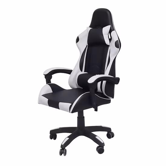 Sedia da ufficio girevole da corsa per computer da gioco dal design più recente Sedia da gioco rotante in PU