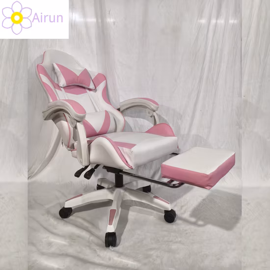 Sedia da gioco Silla Gamer reclinabile in pelle per computer da corsa per ufficio, vendita diretta, con poggiapiedi